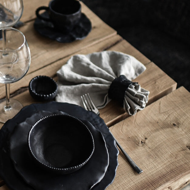 Napkin Ring "Black Pearl"