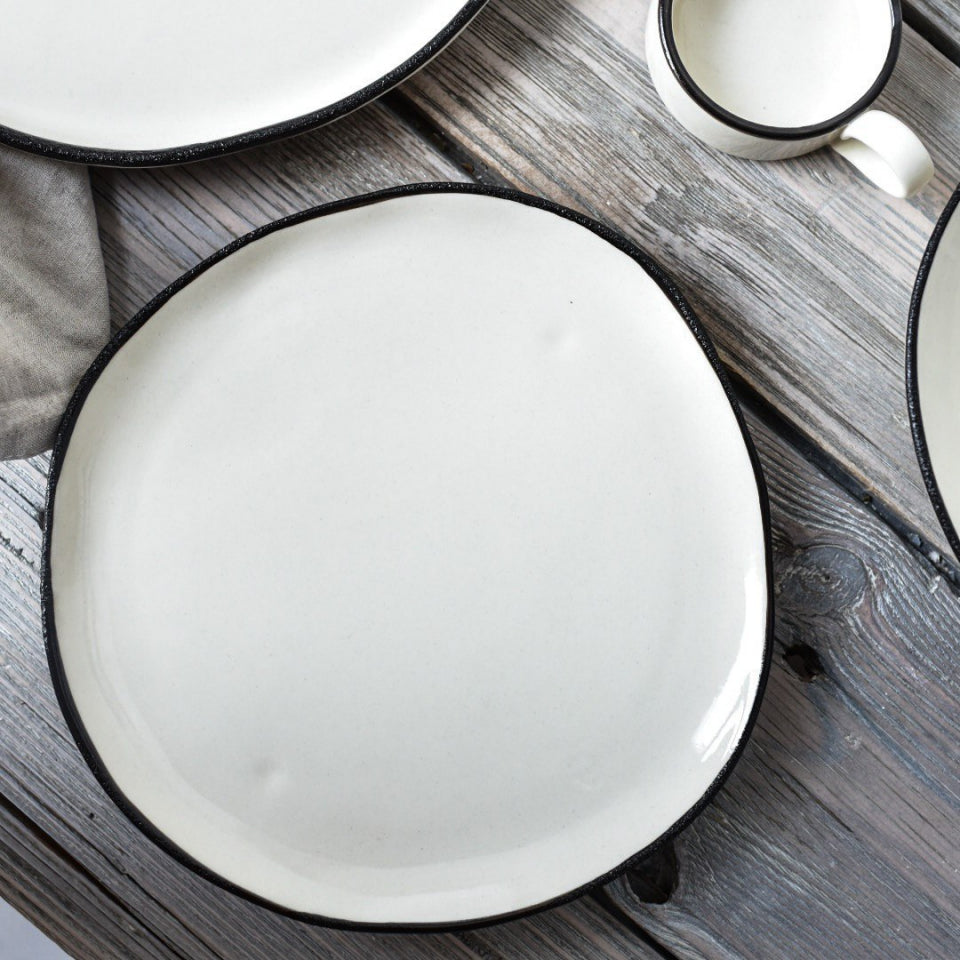 Deep asymmetrical plate "Kraft"