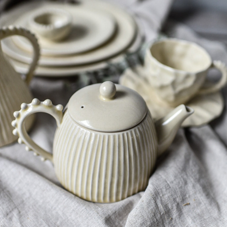 Teapot White Pearl