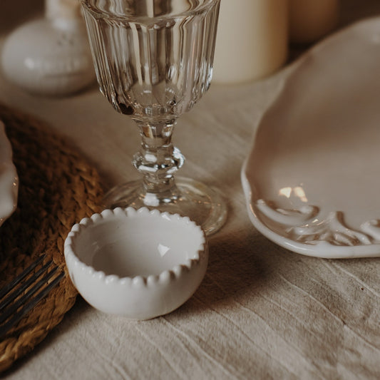 Sauce boat "White Pearl"