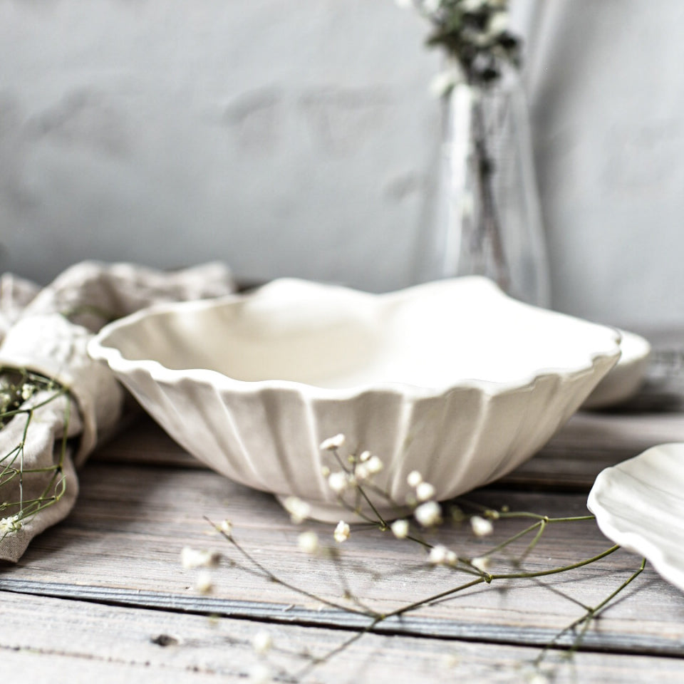 Salad bowl "Pearl shell"