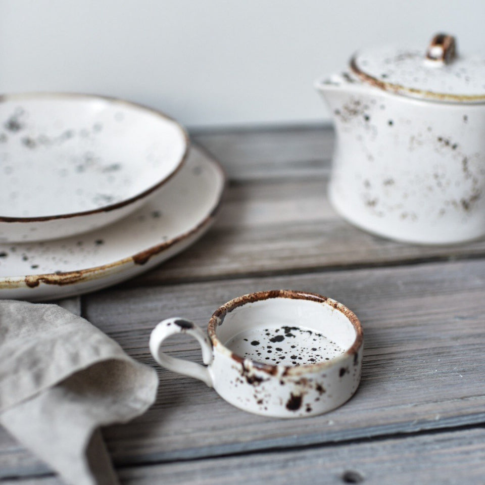 Kraft sauce boat with handle