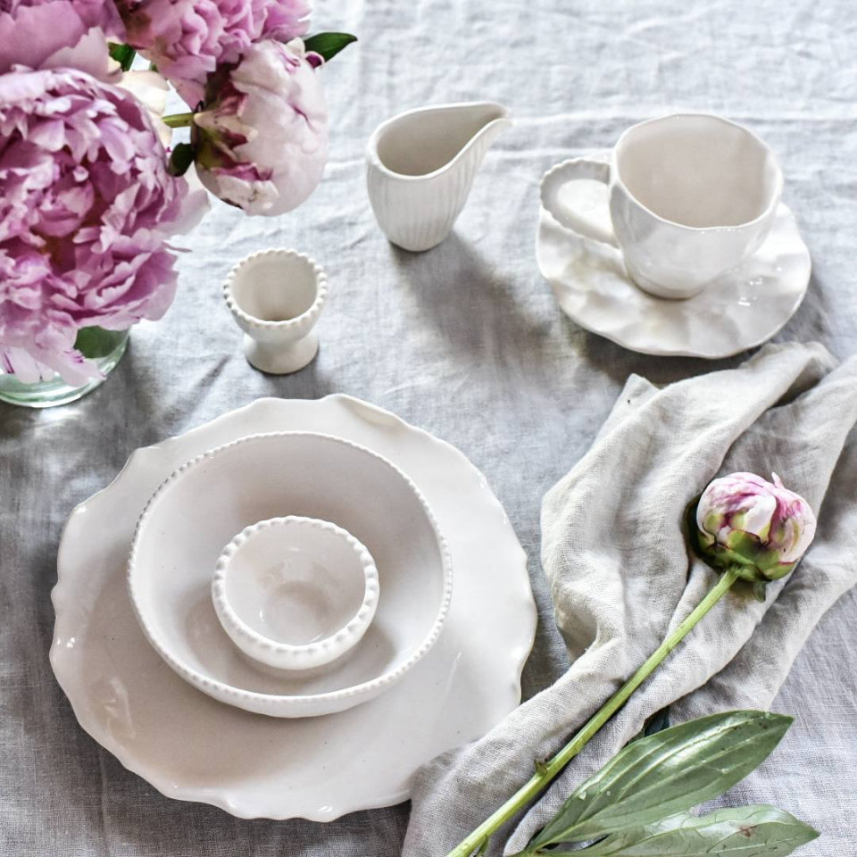 White Pearl Breakfast Gift Set