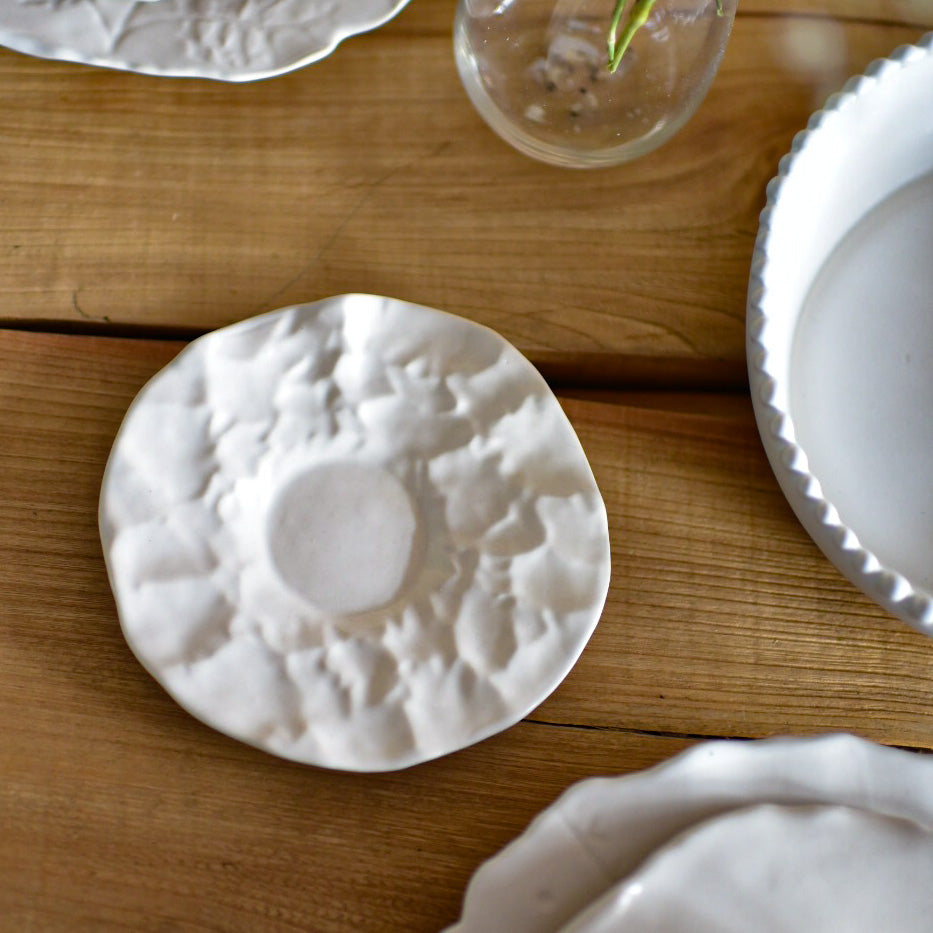 Saucer "White Pearl"