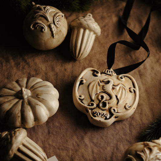 Gift set of 4 handmade Christmas tree decorations