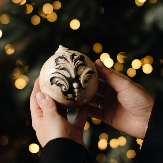 Christmas tree ball "Vintage" with patina