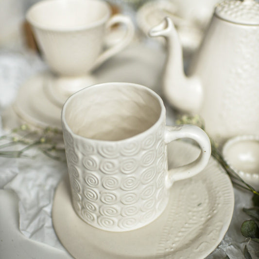 Mug "White Spiral"