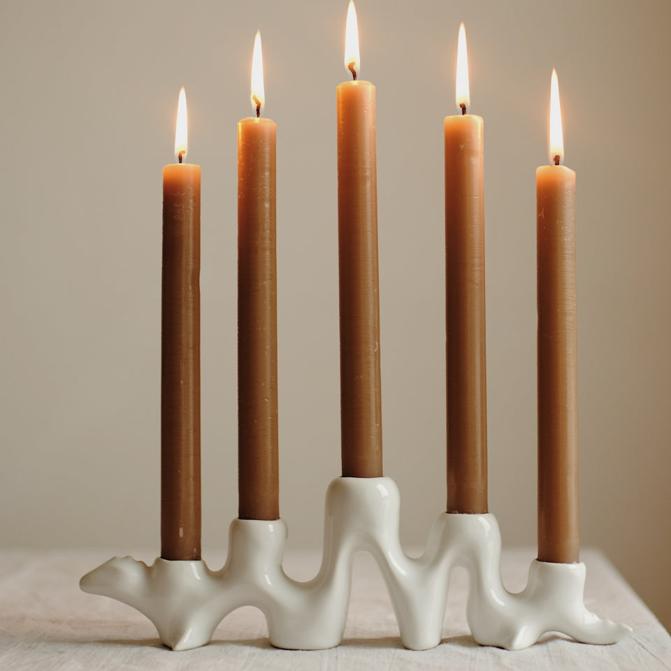 Candlestick "Snake-dragon New Year symbol 2024-2025"