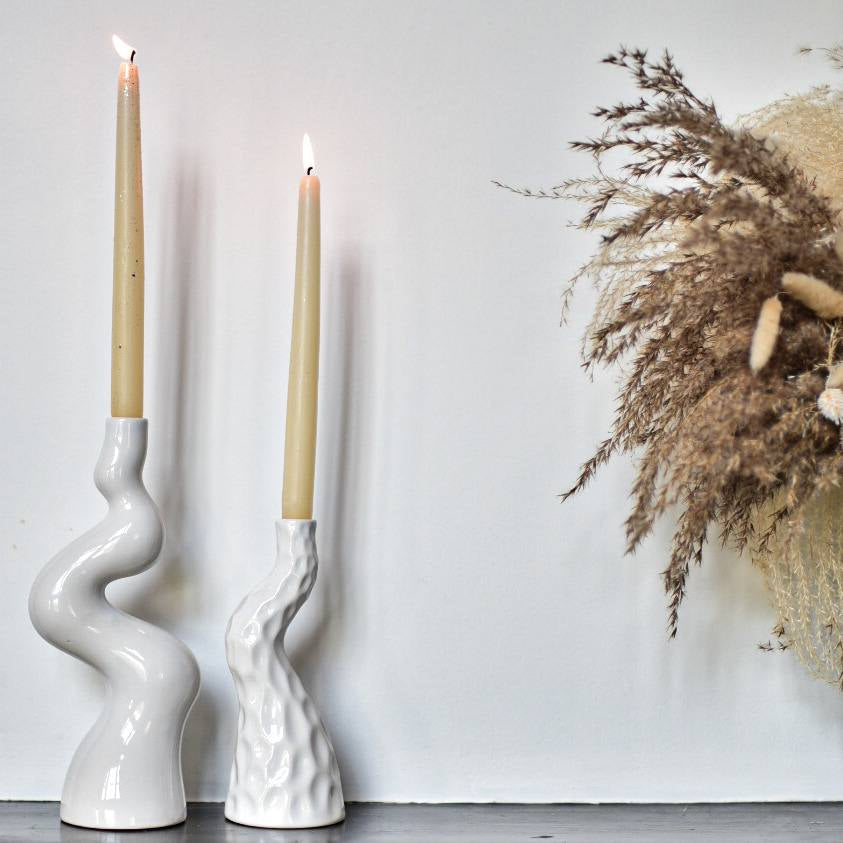 Set of handmade Zagogulin candlesticks