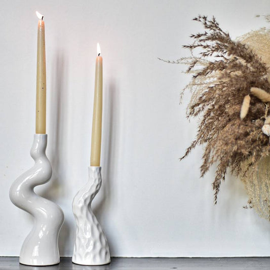 Set of handmade Zagogulin candlesticks