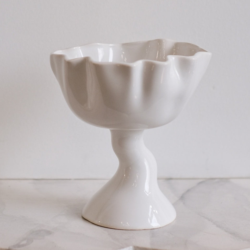 Deep bowl "White Pearl"