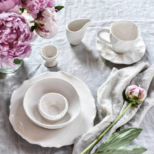 White Pearl Breakfast Gift Set